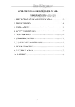 Preview for 1 page of sinmag SM-120a Operation Manual