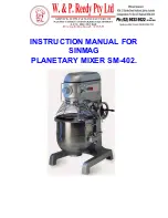 sinmag SM-402 Instruction Manual preview