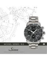 Sinn 103 St DIAPAL Instructions For Use Manual предпросмотр