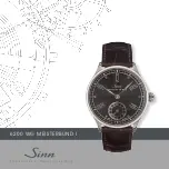 Sinn 6200 WG MEISTERBUND I User Manual preview