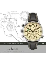 Preview for 1 page of Sinn 917 GR Instructions For Use Manual