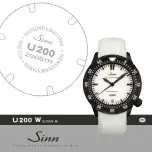 Sinn U200 W EZM 8 Manual preview