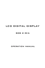 Preview for 1 page of SINO SDS 2-3VA Operation Manual