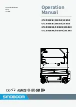 Предварительный просмотр 1 страницы Sinoboom 1530SE Operation Manual