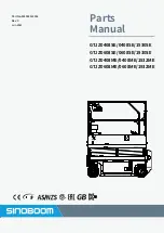 Sinoboom GTJZ0408ME Parts Manual preview