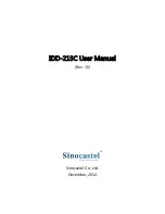 SinoCastel IDD-213C User Manual предпросмотр