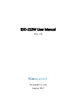 Предварительный просмотр 1 страницы SinoCastel IDD-213W User Manual