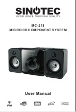 Sinotec MC-218 User Manual preview