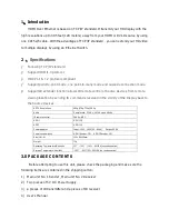 Preview for 2 page of Sinovision HDE01X User Manual