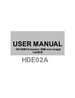 Sinovision HDE02A User Manual preview