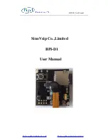 Preview for 1 page of SinoVoip Banana Pi BPI-D1 User Manual