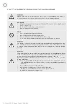 Preview for 12 page of SINTERIT ATEX Vacuum Cleaner User Manual