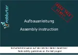 Sintermask fabbster 11.1 Assembly Instruction Manual preview