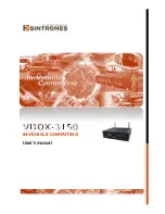 Предварительный просмотр 1 страницы Sintrones VBOX-3150 User Manual