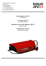 Sinus Jevi SHK 15 Instruction Manual preview