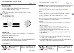 Preview for 4 page of Sinus Jevi SHK 15 Instruction Manual