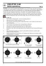 Preview for 6 page of Sinus Jevi THK 18 Operating Instructions Manual