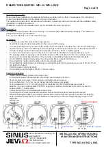 Предварительный просмотр 4 страницы Sinus Jevi WD-H Manual