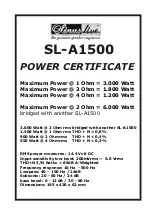 Preview for 20 page of Sinus Live SL-A1500 Manual