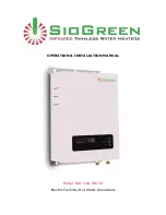 Preview for 1 page of SioGreen SIO 14 Operation & Installation Manual