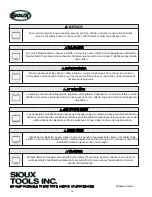 Preview for 16 page of Sioux Tools 1291 Instructions Manual