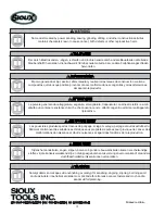 Preview for 10 page of Sioux Tools 1449ESR Instructions And Parts List