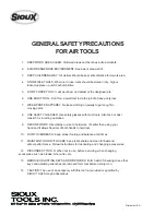 Предварительный просмотр 5 страницы Sioux Tools 1449HPG Instructions-Parts List Manual