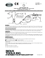 Preview for 1 page of Sioux Tools 4034 Instructions Manual