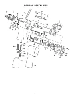 Предварительный просмотр 22 страницы Sioux Tools 4035 Instructions And Parts List