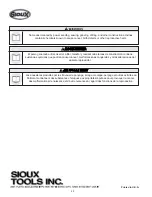 Preview for 20 page of Sioux Tools 8030ES Instructions Manual