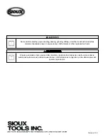 Preview for 4 page of Sioux Tools 872 Instructions