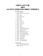 Preview for 12 page of Sioux Tools 9500 Instructions-Parts List Manual