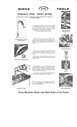 Preview for 8 page of Sioux Tools 956 Parts List, Instructions