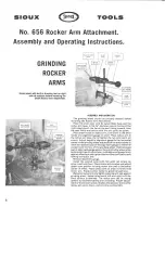 Preview for 9 page of Sioux Tools 956 Parts List, Instructions