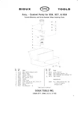 Preview for 10 page of Sioux Tools 956 Parts List, Instructions