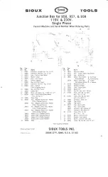 Preview for 12 page of Sioux Tools 956 Parts List, Instructions