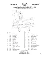 Preview for 16 page of Sioux Tools 956 Parts List, Instructions