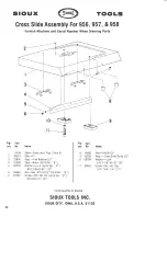 Preview for 23 page of Sioux Tools 956 Parts List, Instructions