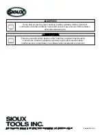 Preview for 4 page of Sioux Tools C Series Instructions And Parts List