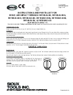 Sioux Tools IW100AI-5S Instructions And Parts List preview