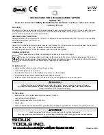 Preview for 2 page of Sioux Tools O2550 Instructions Manual