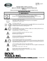 Preview for 2 page of Sioux Tools SZEAS7P Instructions-Parts List Manual