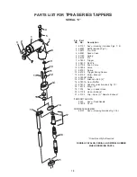 Preview for 16 page of Sioux Tools TP9A Series Instructions-Parts List Manual