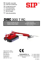 SIP DISC 300 T RC Instruction For Work предпросмотр