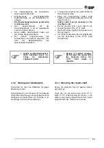 Preview for 99 page of SIP DRUMCUT 275 Instruction For Work