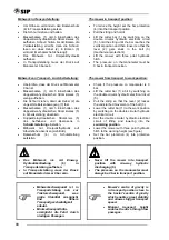 Preview for 104 page of SIP DRUMCUT 275 Instruction For Work