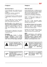 Предварительный просмотр 11 страницы SIP DRUMCUT DRUM 275 F Instruction For Work