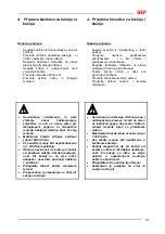 Предварительный просмотр 41 страницы SIP DRUMCUT DRUM 275 F Instruction For Work