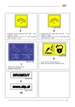 Предварительный просмотр 71 страницы SIP DRUMCUT DRUM 275 F Instruction For Work