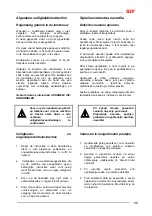 Предварительный просмотр 109 страницы SIP DRUMCUT DRUM 275 F Instruction For Work